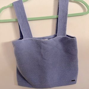 Hollister knit cropped tank top